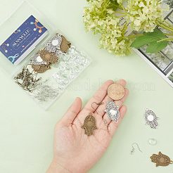 Kit de fabrication de boucles d'oreilles dôme vierges à faire soi-même&nbsp;DIY-SC0021-59