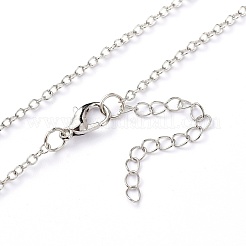 Colliers pendentif médaillon en alliage lumineux&nbsp;NJEW-F284-05A