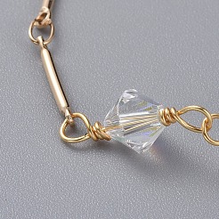 Bracelets de perles en cristal autrichien bicone&nbsp;BJEW-JB04806