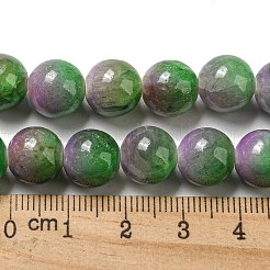 Chapelets de perles en jade blanc naturel teinté&nbsp;G-F764-03F