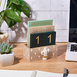 Holzkalender&nbsp;AJEW-WH20096-56A-01
