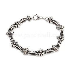 Gliederkettenarmbänder aus 304 Edelstahl&nbsp;BJEW-D379-02AS
