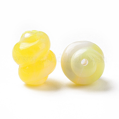 Perle acriliche opache bicolore&nbsp;OACR-P013-31B