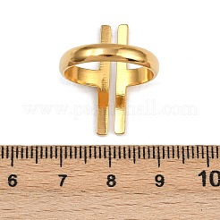 Anelli con polsino in acciaio inossidabile 304 per donna&nbsp;RJEW-L133-04G