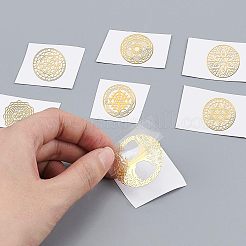 9 Stück Cabochons aus Kohlenstoffstahl in 9 Stilen&nbsp;DIY-OC0008-54