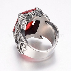 Fingerringe aus Edelstahl 304&nbsp;RJEW-G091-26-A
