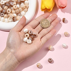 30 pièces de perles européennes en résine&nbsp;RESI-YW0006-36A