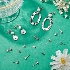 20 pièces de boucles d'oreilles en laiton&nbsp;KK-BBC0021-69A
