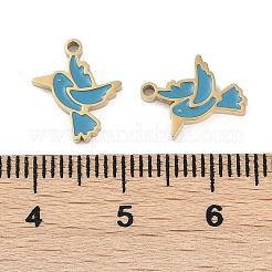 304 Edelstahl-Emaille-Anhänger&nbsp;STAS-I325-041G