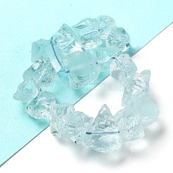 Stränge aus Glasimitat-Aquamarinperlen&nbsp;G-P528-A03-01