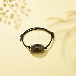 Bracelets de perles ovales en acrylique&nbsp;BJEW-JB08545-01