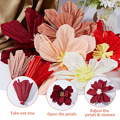 Fiore di carta crespa&nbsp;DIY-FH0010-23
