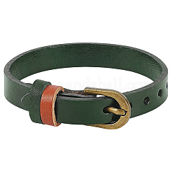 Pulseras cordón de cuero de vaca&nbsp;BJEW-WH20005-008AB-02