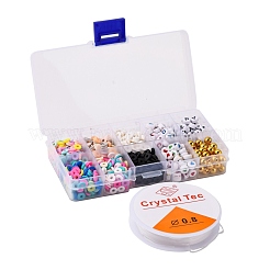 DIY-Kits zur Herstellung von Heishi-Surfer-Armbändern&nbsp;DIY-FS0002-78