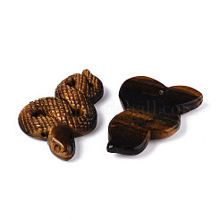 Decoración de exhibición de cobra de ojo de tigre natural&nbsp;G-N348-05F