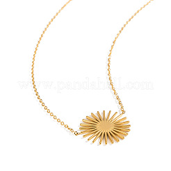Collane con ciondolo a forma di sole in acciaio inossidabile 304 per donna&nbsp;TS3630