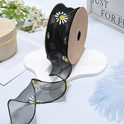 Polyesterband mit Gänseblümchenmuster&nbsp;OCOR-WH20003-36A