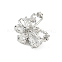 Pendentifs avec zircon cubiques à micro-pavés en laiton&nbsp;KK-M326-18A-P