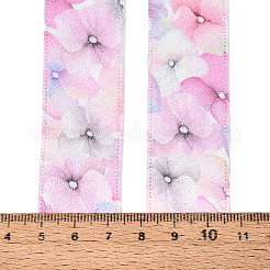 Ruban satin polyester imprimé face unique&nbsp;SRIB-T009-02A-01