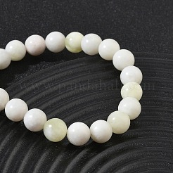 Bracelets extensibles ronds en jade naturel&nbsp;GG-CBA12F1-02A-13