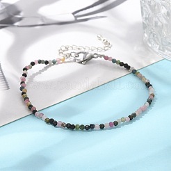 Braccialetti di perline di tormalina multicolore naturale&nbsp;BJEW-JB04555-06