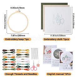 Kits de broderie bricolage pour débutant&nbsp;DIY-WH20011-73E