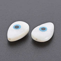 Perles de coquillages naturels d'eau douce&nbsp;LS-SHEL-Q008-62B
