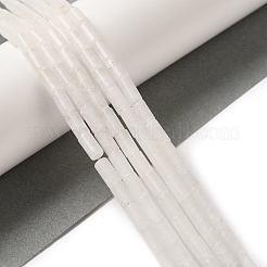 Natürliche weiße Jade perlen Stränge&nbsp;G-B091-A18-01