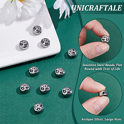 304 Edelstahlperlen&nbsp;STAS-UN0013-64AS