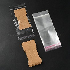 50 Stück Kraftpapier-Haarspangen-Displaykarten&nbsp;CDIS-YW0001-07