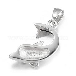 Pendentifs en acier inoxydable chirurgical 316 résistant au ternissement&nbsp;STAS-P039-080