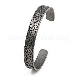 Bracelets manchettes en acier inoxydable chirurgical 316&nbsp;BJEW-C125-07AS