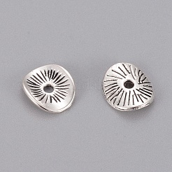 Tibetano estilo ondulado spacer perlas&nbsp;TIBEP-A11067-AS-FF