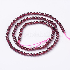 Natürlicher Granat Perlen Stränge&nbsp;G-D167-B-2mm