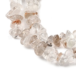 Natur lodolite Quarzperlen Stränge&nbsp;G-H315-A02-01