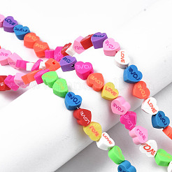 Handgemachte Polymer-Lehm-Korn-Stränge&nbsp;CLAY-N006-72