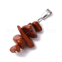 28 Stück 28 Stile natürliche gemischte Edelstein-Chip-Anhänger&nbsp;PALLOY-JF02817