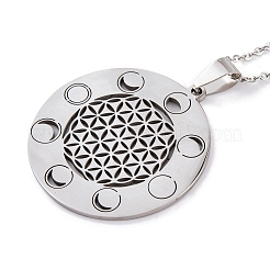 Collares de acero inoxidable 304 que no se deslustran&nbsp;NJEW-Q338-01P