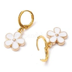 Ensembles de boucles d'oreilles dormeuses et de colliers pendentif en alliage d'émail de fleur&nbsp;SJEW-JS01298