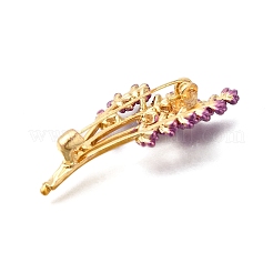 Spille smaltate con fiori di lavanda e orchidea scura&nbsp;JEWB-Q002-03G