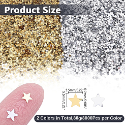 Cabochons en plastique 160g 2 couleurs&nbsp;KY-HY0001-30