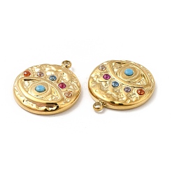 PVD-Vakuumbeschichtung 201 Edelstahl mit bunten Strassanhängern&nbsp;STAS-J401-VC810