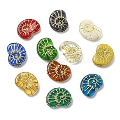 16pcs 16 Farben handgemachte Bunte Malerei-Perlen&nbsp;LAMP-CJ0002-82