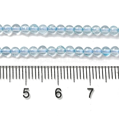 Natürliche blaue Topas-Perlenstränge&nbsp;G-B090-A28-03