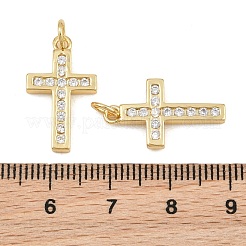 Messing micro pave klare zirkonia anhänger&nbsp;CU-CBADC6C-06G-01