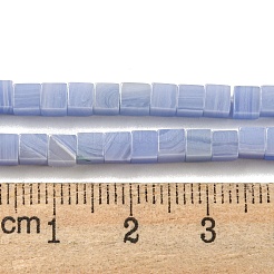 Synthetische blaue Achatperlenstränge&nbsp;G-C129-A15-01