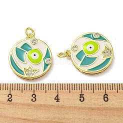 Pendentifs en laiton doré&nbsp;KK-L209-009G-02