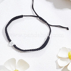 1 pz braccialetti intrecciati in cordino di nylon regolabile per donna uomo&nbsp;BJEW-LP0001-34S-P