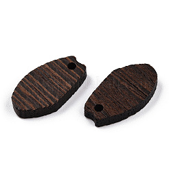 Anhänger aus natürlichem Wengeholz&nbsp;WOOD-T023-90