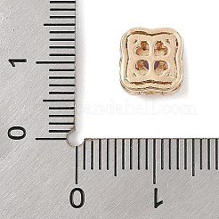 Perles de zircone cubique micro pave en Laiton&nbsp;KK-K297-33G